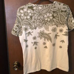 Talbots cotton/spandex t shirt. Brand new